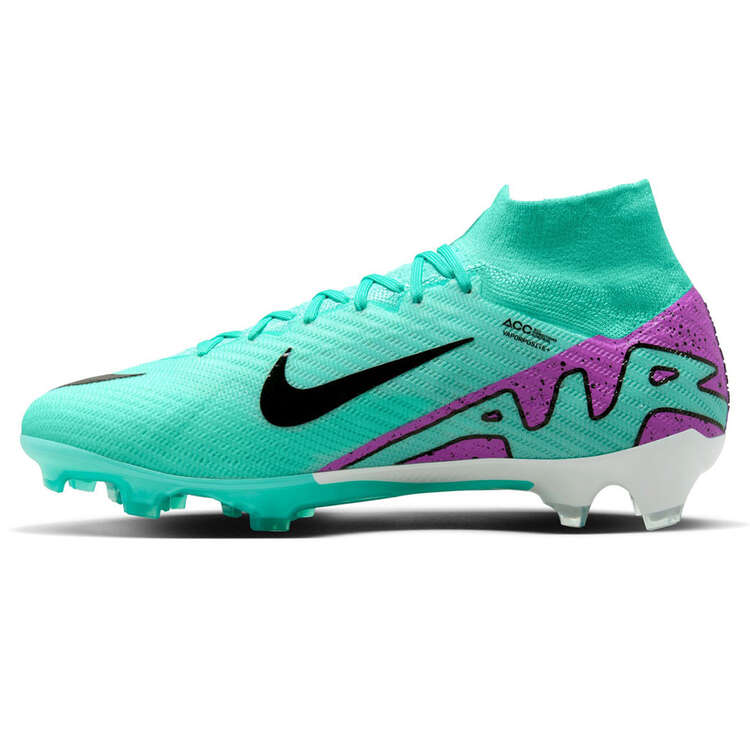 Nike Zoom Mercurial Superfly 9 Elite Football Boots Turquiose/Pink US Mens 5 / Womens 6.5, Turquiose/Pink, rebel_hi-res
