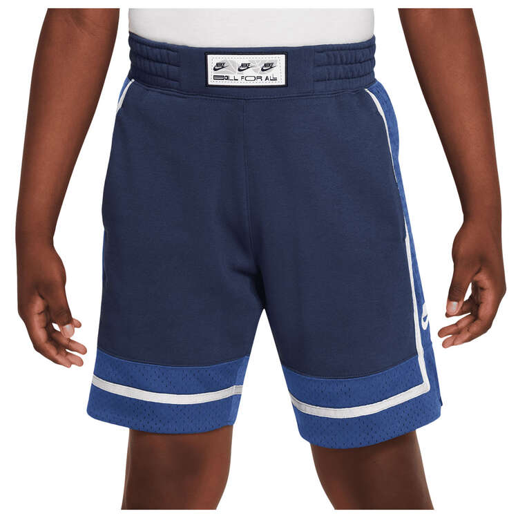 Nike Boys Culture Of Basketball Fleece Shorts, Navy/Blue, rebel_hi-res