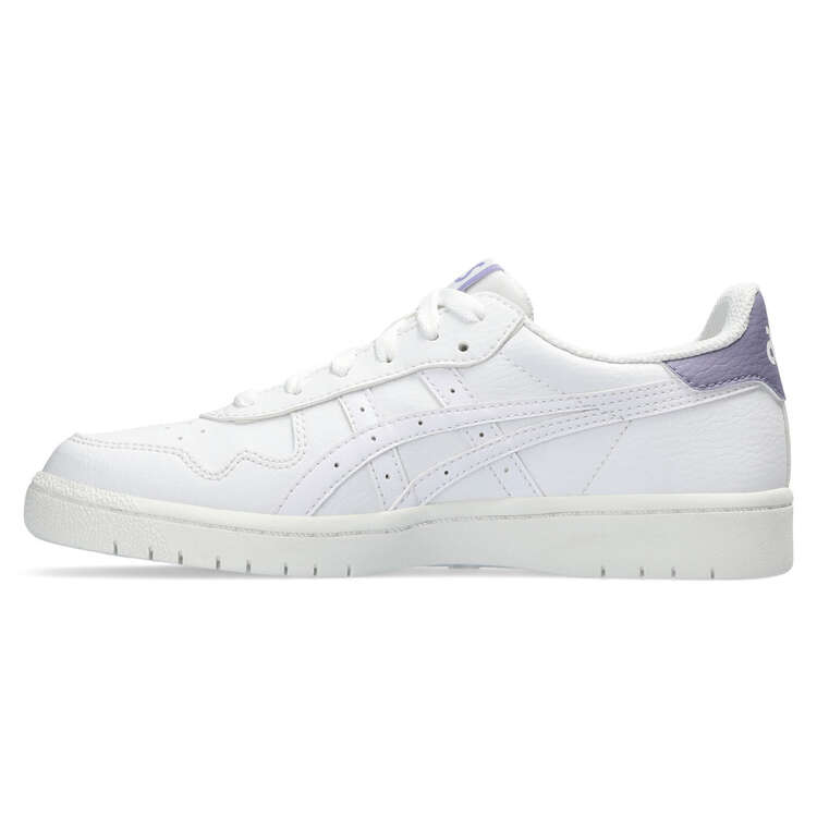 Asics Japan S Womens Casual Shoes White/Purple US 6, White/Purple, rebel_hi-res