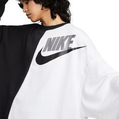 Nike Womens Sportswear Over-Oversized Fleece Dance Sweatshirt, Black, rebel_hi-res
