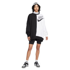 Nike Womens Sportswear Over-Oversized Fleece Dance Sweatshirt, Black, rebel_hi-res
