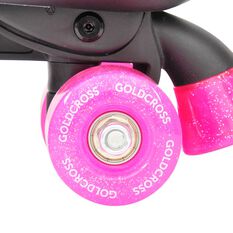 Goldcross GXC195 Roller Skates Black / Pink 3-6, Black / Pink, rebel_hi-res
