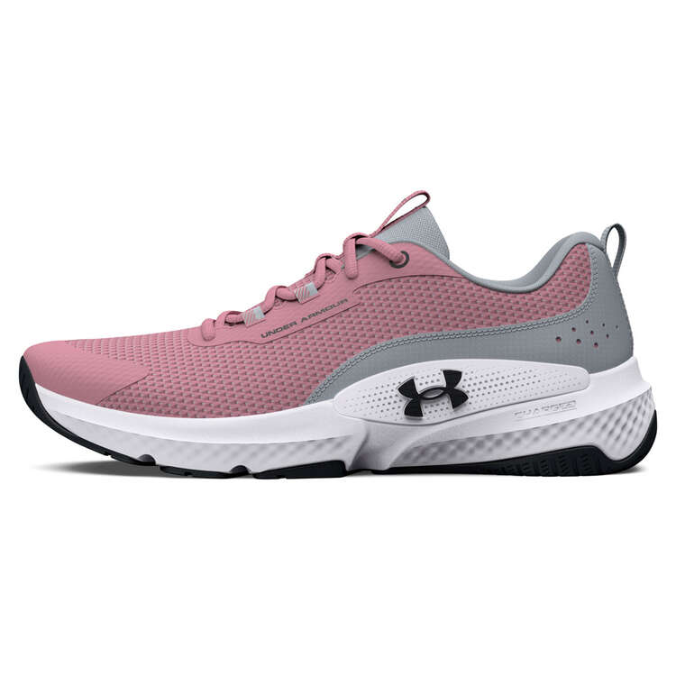 Under Armour Dynamic Select Womens Training Shoes Pink/Grey US 6, Pink/Grey, rebel_hi-res