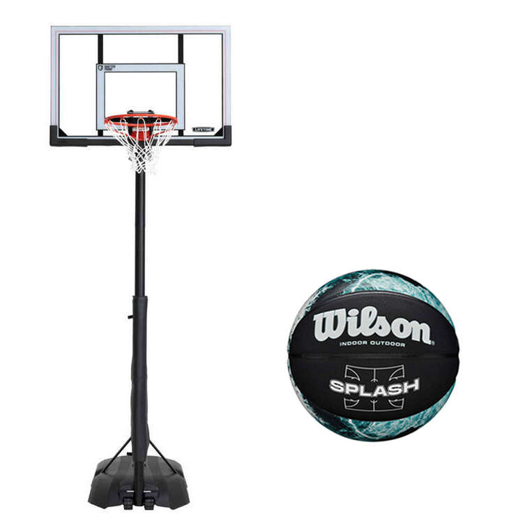 Basketball Lifetime 50 inch Hoop and Ball Set, , rebel_hi-res