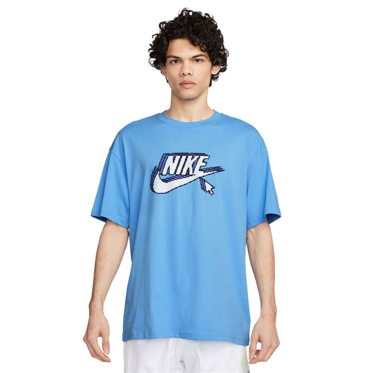 Nike Mens Sportswear Max90 Tee Blue S, Blue, rebel_hi-res