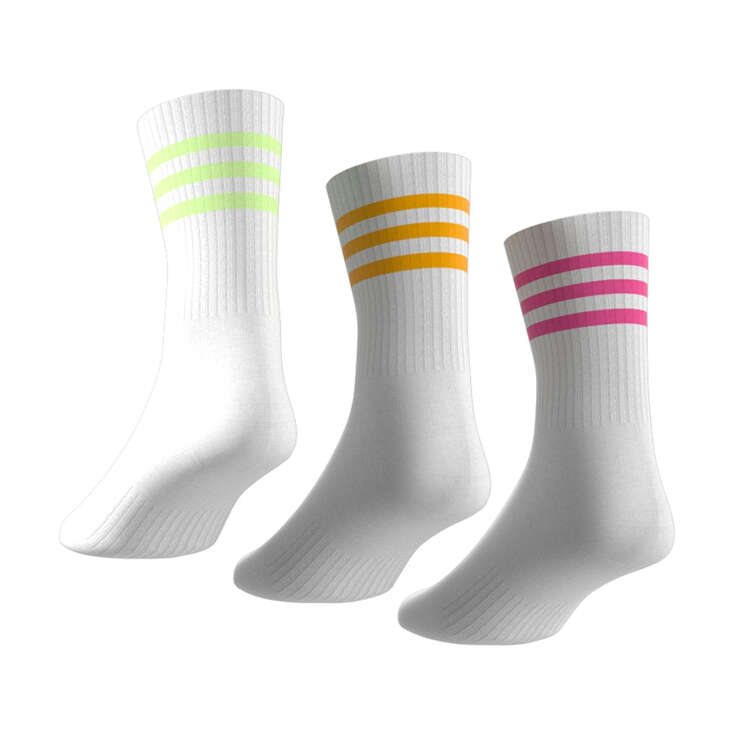 adidas 3-Stripes Cushioned Crew Socks, Multi, rebel_hi-res