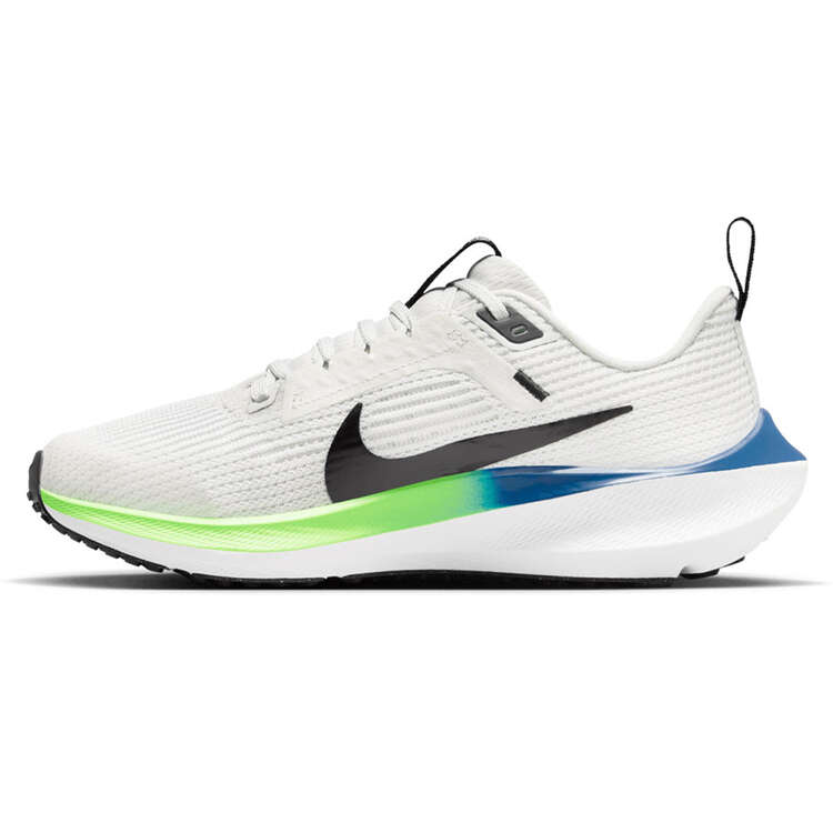 Nike Air Zoom Pegasus 40 GS Kids Running Shoes Grey/Black US 1, Grey/Black, rebel_hi-res