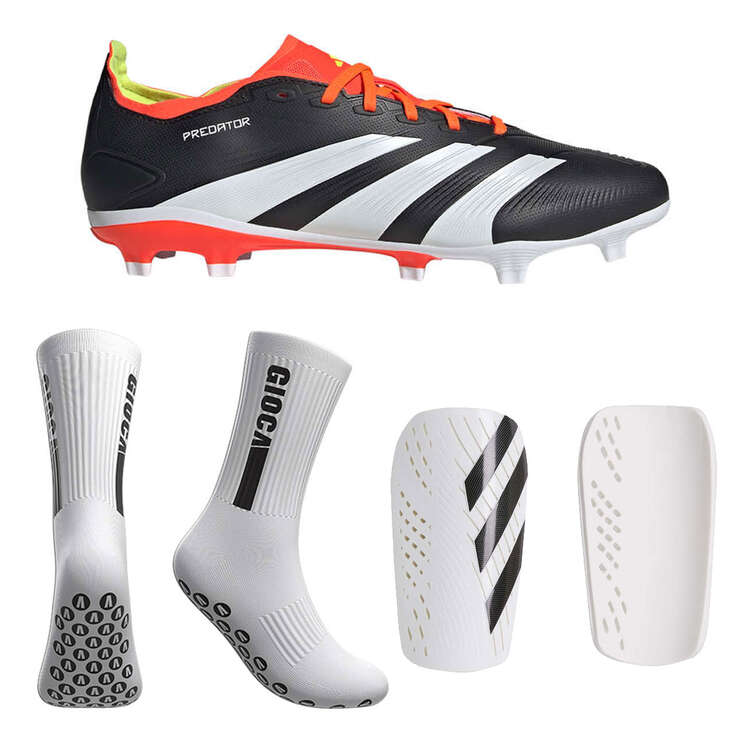 adidas Predator Boots, White Socks & Shin Guard Set, , rebel_hi-res