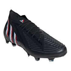 adidas Predator Edge .1 Football Boots, Black/White, rebel_hi-res