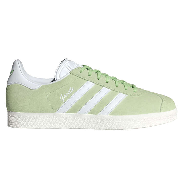 adidas Originals Gazelle Womens Casual Shoes Green/White US 6, Green/White, rebel_hi-res