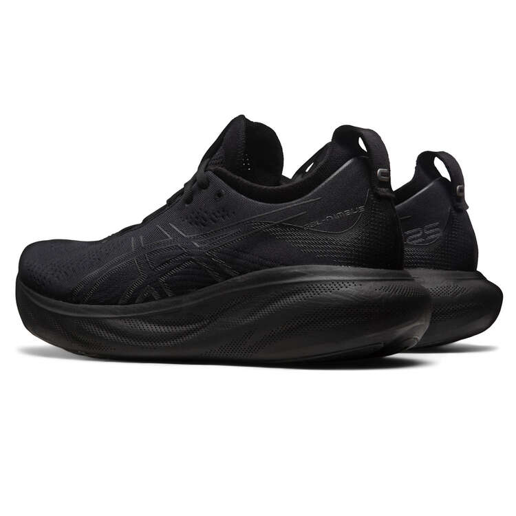 Asics GEL Nimbus 25 Mens Running Shoes Black US 8, Black, rebel_hi-res