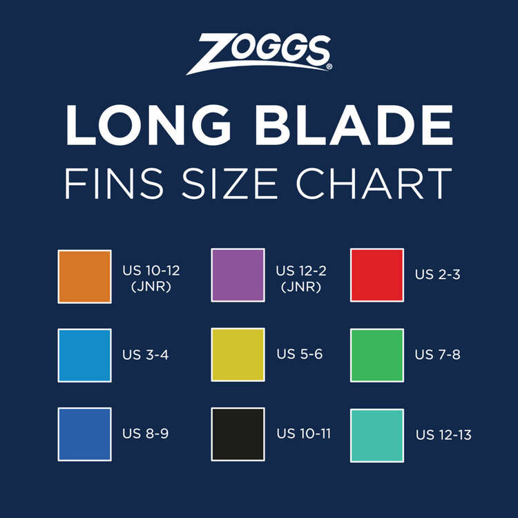 Zoggs Eco Short Blade Fins US 12-13, , rebel_hi-res