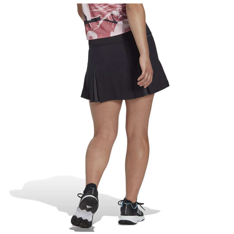 adidas Womens Club Tennis Pleatskirt, Black, rebel_hi-res