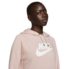 Nike Womens Sportswear Essential Fleece Pullover Hoodie, Blush, rebel_hi-res