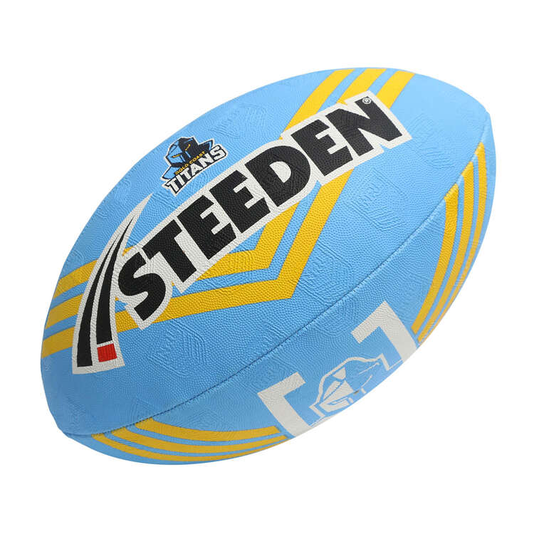Steeden NRL Gold Coast Titans Supporter Ball 11-inch, , rebel_hi-res