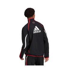 adidas Manchester United Teamgeist Woven Jacket Black S, Black, rebel_hi-res