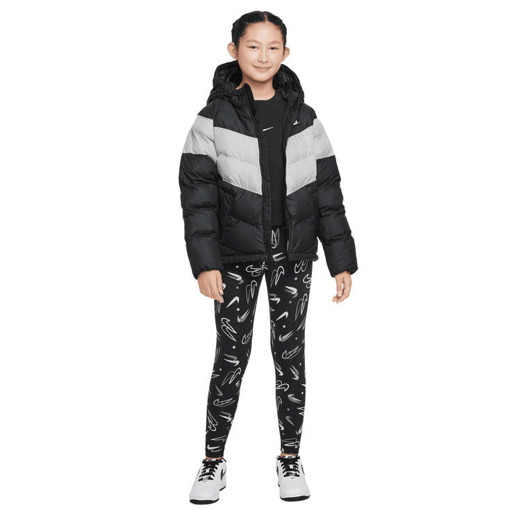Nike Kids Sportswear Synthetic Fill Hooded Jacket Black XS, Black, rebel_hi-res