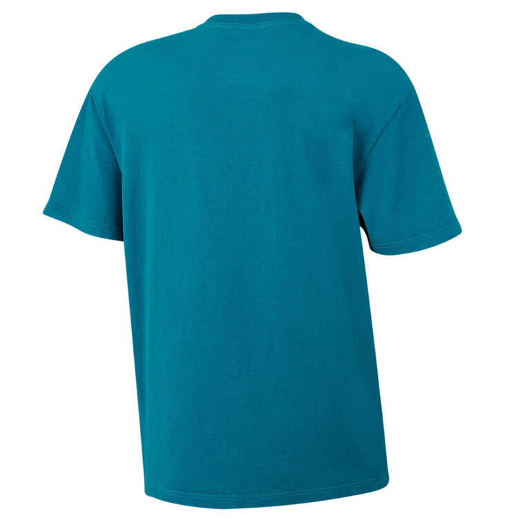 Mitchell & Ness Mens Charlotte Hornets Fireball Tee Teal M, Teal, rebel_hi-res