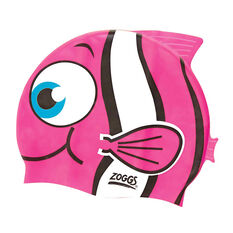 Zoggs Kids Character Silicone Swim Cap, , rebel_hi-res