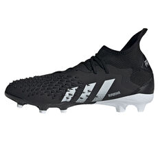 adidas Predator Freak .2 Football Boots Black US Mens 7 / Womens 8, Black, rebel_hi-res