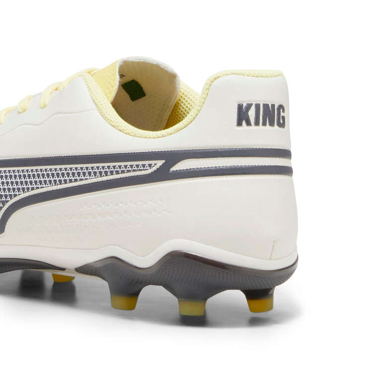 Puma King Match Football Boots, White/Black, rebel_hi-res