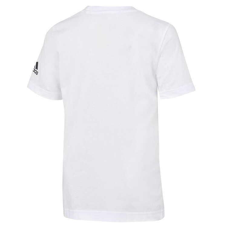 adidas Youth FIFA 2023 Womens World Cup Beyond Greatness Tee, White, rebel_hi-res