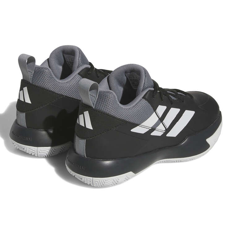adidas Cross 'Em Up Select GS Kids Basketball Shoes, Black, rebel_hi-res