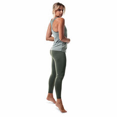 Ell & Voo Womens Jenny Colour Block Tank Thyme S, Thyme, rebel_hi-res