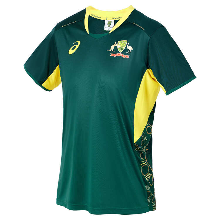 Cricket Australia Mens 2023/24 Replica T20 Shirt, Green, rebel_hi-res