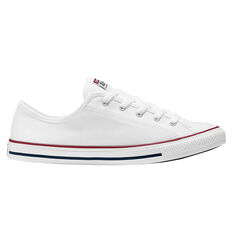 Converse Chuck Taylor Dainty Low Womens Casual Shoes White US 5, White, rebel_hi-res