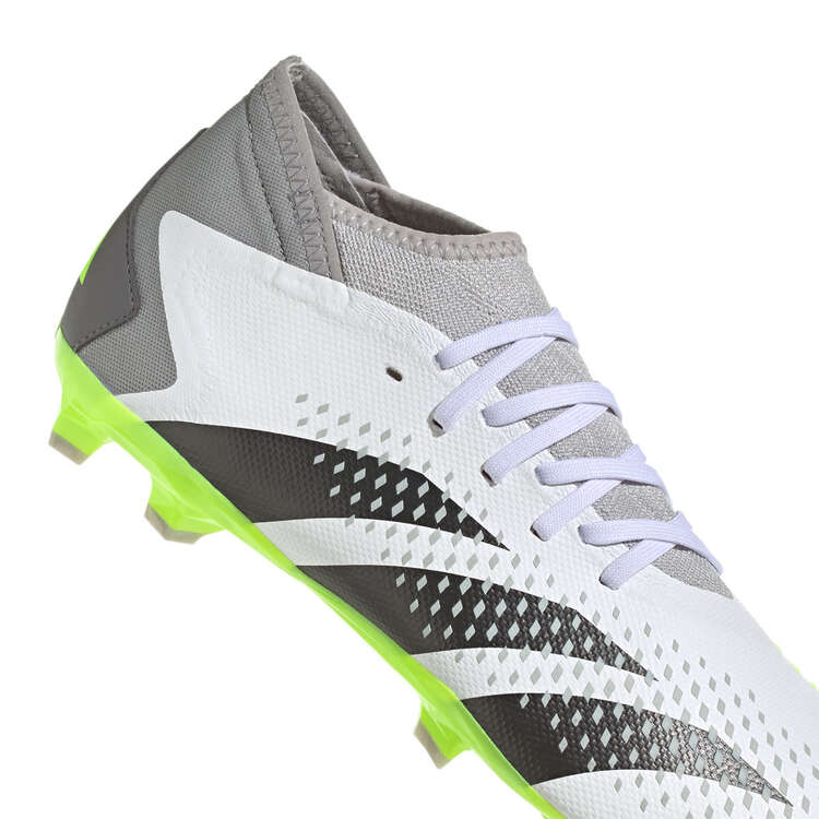 adidas Predator Accuracy .3 Football Boots, White/Black, rebel_hi-res