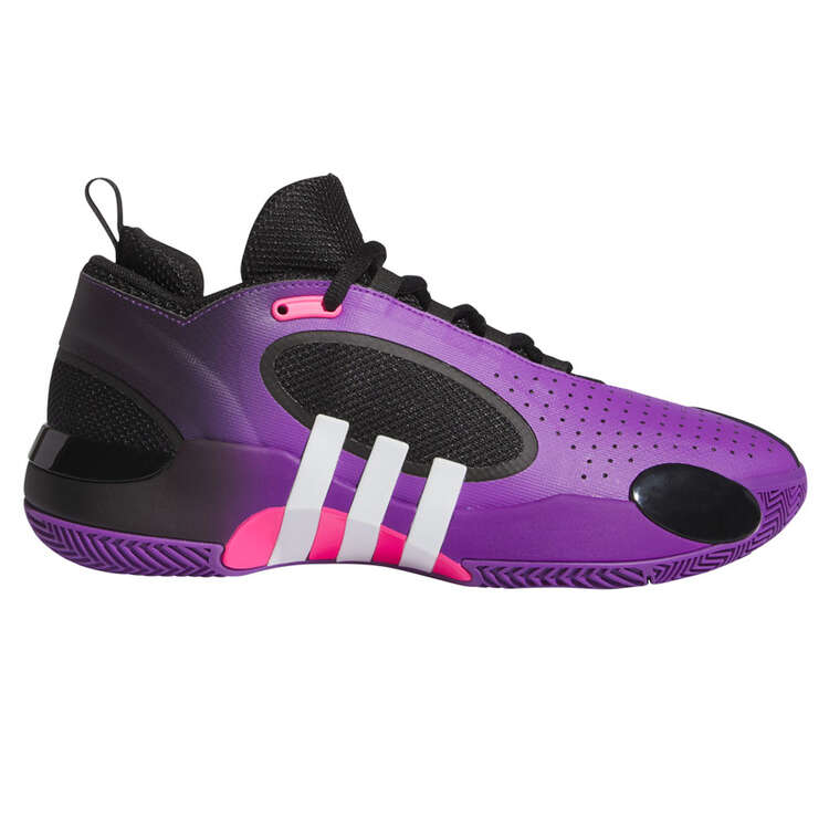 adidas D.O.N. Issue 5 Purple Bloom Basketball Shoes Purple US Mens 7 / Womens 8, Purple, rebel_hi-res