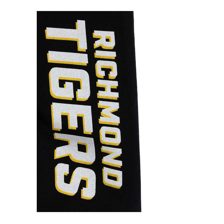 Richmond Tigers 2024 Mens Step Up Shorts Black S, Black, rebel_hi-res
