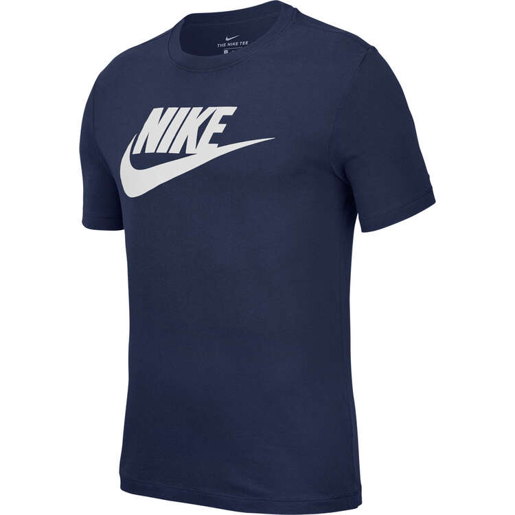 Nike Mens Sportswear Icon Futura Tee, Navy, rebel_hi-res