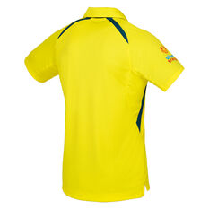 Cricket Australia 2021/22 Mens ODI Replica Shirt Yellow S, Yellow, rebel_hi-res