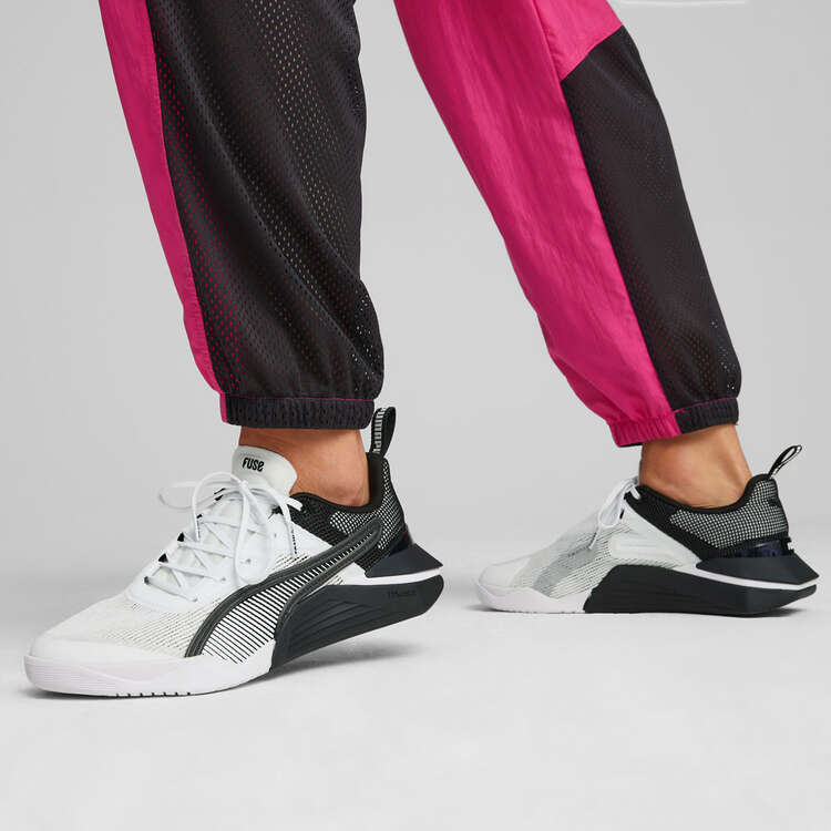 Puma Fuse 3.0 Womens Training Shoes, White/Black, rebel_hi-res