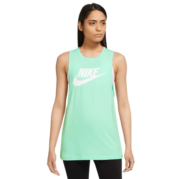 Nike Womens Sportswear Futura Muscle Tank, Mint, rebel_hi-res