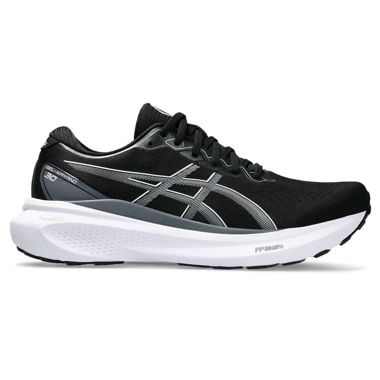 Asics GEL Kayano 30 Mens Running Shoes Black/Grey US 7, Black/Grey, rebel_hi-res