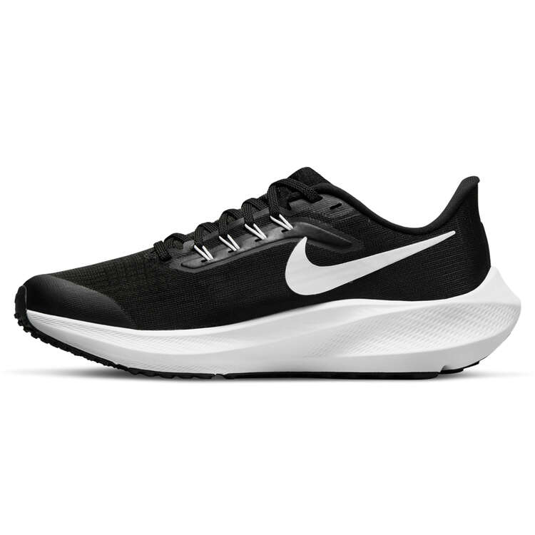 Nike Air Zoom Pegasus 39 GS Kids Running Shoes Black/White US 1, Black/White, rebel_hi-res