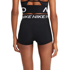 Nike Pro Womens 365 3in Shorts Black XS, Black, rebel_hi-res