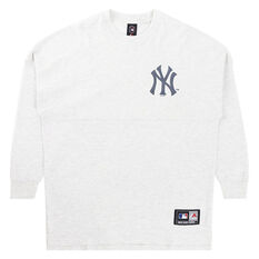 Majestic Womens New York Yankees Hiri Long Sleeve Tee, White, rebel_hi-res