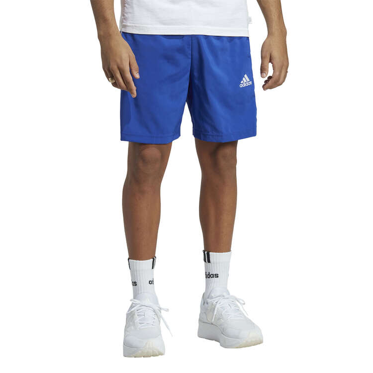 adidas Mens AEROREADY Essentials Chelsea 3-Stripes Shorts, Blue, rebel_hi-res