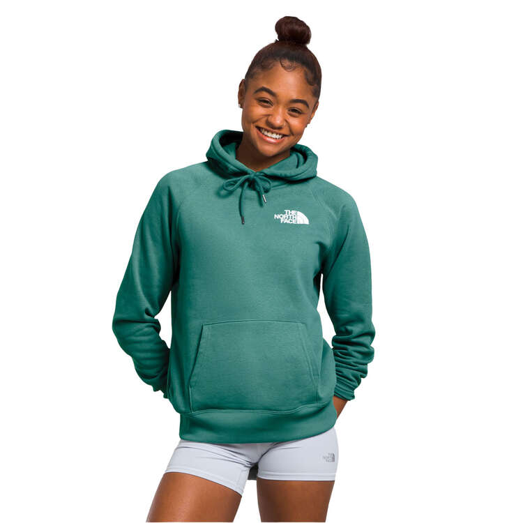 The North Face Womens Box NSE Pullover Hoodie, Green, rebel_hi-res
