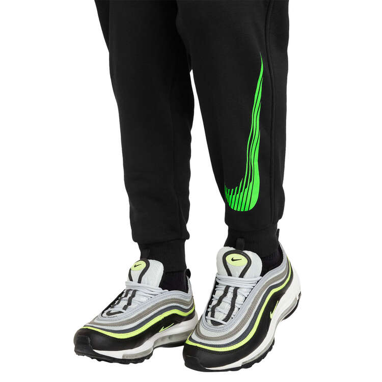 Nike Kids CR7 Club Fleece Football Jogger Pants, Black/Green, rebel_hi-res