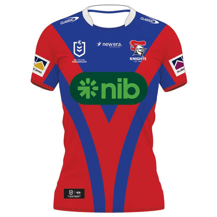 Newcastle Knights 2024 Womens Home Jersey, , rebel_hi-res