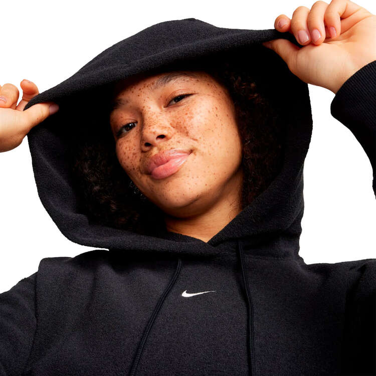 Nike Womens Sportswear Phoenix Plush Oversized Hoodie, Black, rebel_hi-res