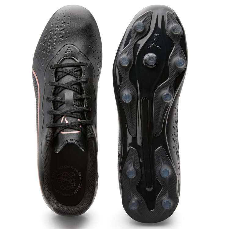 Puma King Match Football Boots, Black, rebel_hi-res