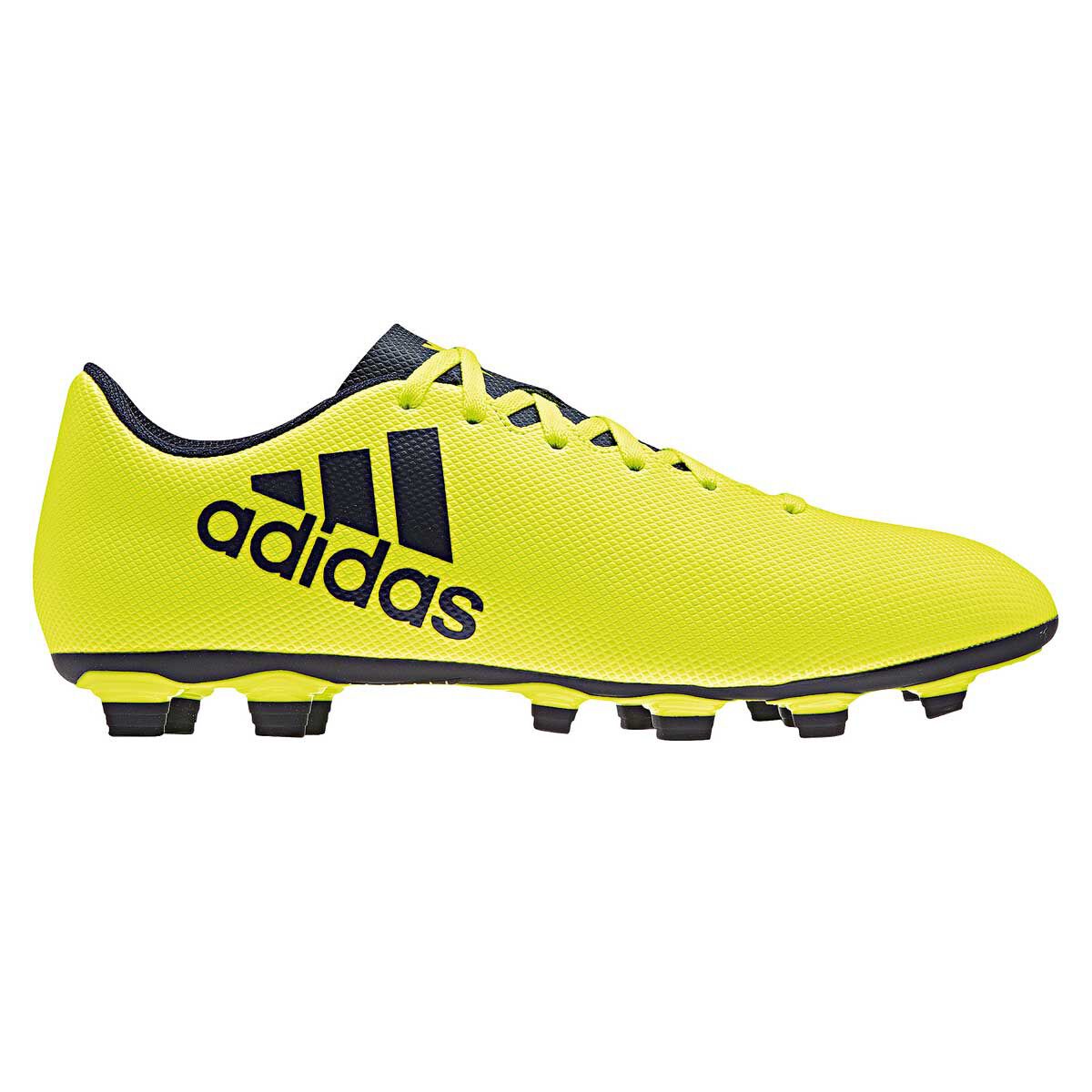 adidas X 17.4 Mens Football Boots Yellow / Navy US 8.5 Adult | Rebel Sport