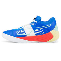 Puma Fusion Nitro Basketball Shoes Blue/Red US 7, Blue/Red, rebel_hi-res