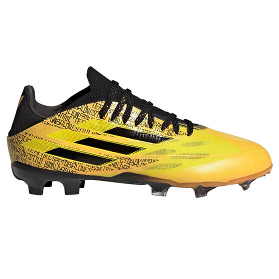 adidas X Speedflow Messi .1 Kids Football Boots, Gold/Black, rebel_hi-res